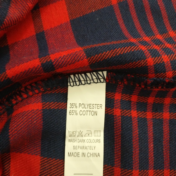 Off-the-Shoulder Plaid Blouse - Picture 3 of 4